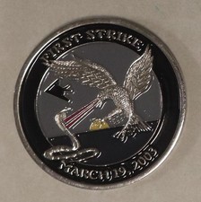 F-117 First Strike March 19, 2003 Bandits Over Baghdad  Air Force Challenge Coin picture