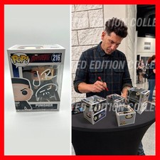 JON BERNTHAL SIGNED The Punisher Funko POP #216 Marvel - Daredevil - COA & PIC picture