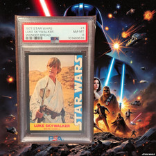 1977 Star Wars Wonder Bread #1 Luke Skywalker PSA 8 NM-MT picture