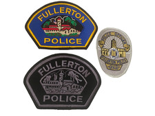 FULLERTON California CA Embroidered Police PATCH Lot picture
