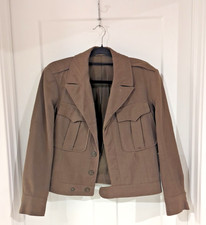 Vintage WWII US Army Ike Jacket & Trousers Wool Uniform Set 36S W34 Unmarked picture