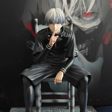 Tokyo Ghoul Ken Kaneki 20cm GK Statue Figure Sitting Model Anime Toy Boy Gift NE picture