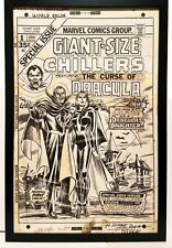 Giant Size Chillers #1 by John Romita 11x17 FRAMED Original Art Poster Marvel Co picture