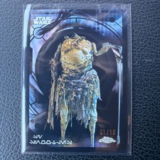 2026 Topps Chrome Star Wars Sy Snootles AURE-13 Black Refractor 1/10 NM 🔥🔥🔥 picture