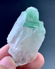 131  Carat Tourmaline Crystal On Quartz Specimen From Afghanistan picture