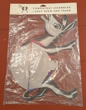 Vintage 1960s Democrat Tissue Paper Donkey Political Memorabilia Tissue Decor picture