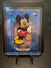 Mickey Mouse RARE  2024 Topps Chrome Disney Sapphire MINT picture