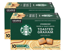 Starbucks Coffee Company Flavored Ground Coffee K-Cup Pods, Toasted Graham, Sign picture