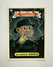 Topps 1988 Garbage Pail Kids Slasher Asher 617b picture