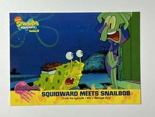2009 Topps SpongeBob SquarePants Flashblack #29 Squidward Meets Snailbob S2 picture