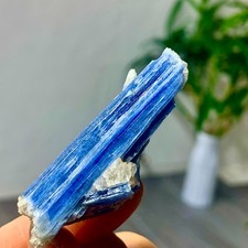 23G Rare Natural beautiful Blue KYANITE with Quartz Crystal Specimen Rough picture
