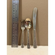 Vintage 1930s Disney Mickey Minnie Donald Duck Children’s Cutlery Flatware picture