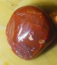 84ct Orange Mexican Fire Opal Rub Loose Collector Piece. Rare size and beauty. picture