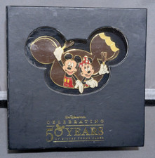 2006 Walt DIsney World ICE CREAM EAR HAT Jumbo Pin Mickey Minnie Mouse LTD 750 picture