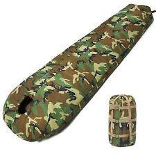 MT Military Modular Rifleman GM Sleeping Bag 2.0 with Bivy Cover, Woodland picture