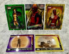 2025 Topps Chrome Deadpool LADYPOOL GOLD RAYWAVE + X-23 /99 + KIDPOOL /50 LOT picture