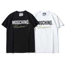 2022 new moschino Men's&women signature teddy bear Short Sleeve Cotton T-Shirt picture