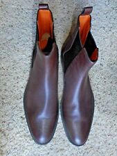 NEW BALLY ALAN BROWN LEATHER LOW BOOTS US 11D $459+TAX RETAIL SWISS MADE  picture