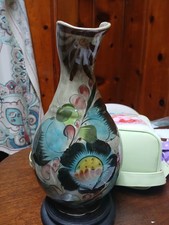 Tonala Pottery Pitcher Hand Painted Glazed 12