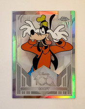 Topps Chrome Disney 100 2023 Goofy Trading Card #48 Refractor picture
