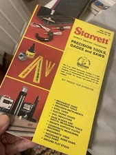 Vintage Starrett Tools Catalog #28 Tool Gages Saws Machinist CNC 1979 picture