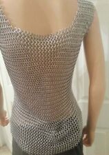 Adults Chainmail Shirt Tank / Sleeveless Tunic For Women Aluminium Comfort Shirt picture