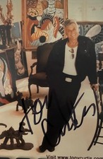 Tony Curtis Signed Photo picture