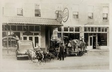 Manchester TN Ches McCartney Goat Cart Man Hugh Doak, RPPC Photo Postcard COPY picture