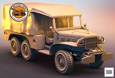 1/48 US Dodge WC-63 Six-Wheeled Truck Garage Kit Model Plastic Model Kit Japan picture