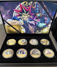 Yu-Gi-Oh x5 Gold Plated Coins Set & Box - Japanese Series- Pick A Set picture