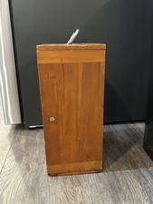 Vintage Wooden Fitted Microscope Carrying Case Box / Trinket Box / Doll Clothes picture