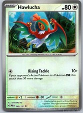 HAWLUCHA MASTER BALL 089/131 HOLO PRISMATIC EVOLUTIONS NM/M picture