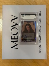 2026 Teleca Limited Edition Meovv Narin Autograph Purple BRG Authentic picture