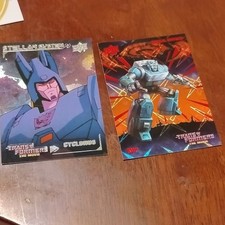 Upper Deck Transformers The Movie 40th Anniv 2-Card Lot Kup Cyclonus SS-10 picture