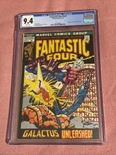 Fantastic Four #122, CGC 9.4, White Pages, Silver Surfer & Galactus App., 1972 picture