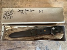 Vintage 1983 PUMA i6379 Solingen Germany Knife w/ Original Box & Sheath. NOS. picture