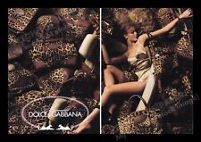 Dolce & Gabbana Animalier 2000s Print Advertisement (2 pages) 2007 Legs picture
