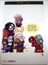 🔴🔥 X-FORCE #1 SKOTTIE YOUNG BABY VARIANT MARVEL X-MEN 2019 CABLE DEADPOOL VF picture