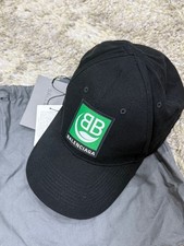 Balenciaga BB Logo Black Cap Cotton Unisex with Storage Bag picture