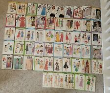 Lot of 100+ Uncut Vintage Simplicity Sewing Patterns 1970s 1980s picture