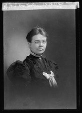 Photo:Miss George Portrait Woman Glasses Edwardian Dress picture