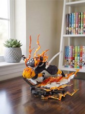 Demon Slayer Zenitsu Figure 28cm/11in Infinity Castle Flaming Thunder God Statue picture