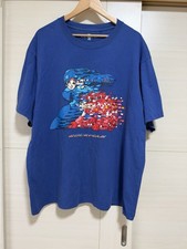 Uniqlo UT Capcom 40th Mega Man Rockman Kosuke Kawamura Graphic T Shirt 3XL Blue picture