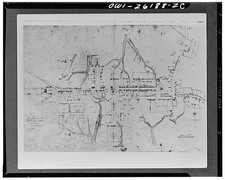 Photo:Williamsburg Virginia Frenchmans Map 1782 Colonial Town Map 1943 picture