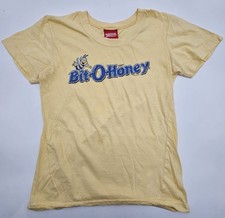 Vintage BIT-O-HONEY Candy Nestle Shirt ~ Yellow T-Shirt  picture