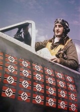 Major Francis Gabby Gabreski P47 Thunderbolt RAF Boxted WWII Re-Print #1018 4x6  picture