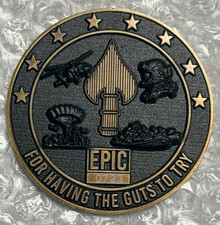 Extremely Rare 2025 JSOC 45th Anniversary Numbered 2” Challenge Coin. 1980-2025 picture