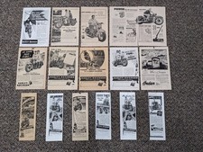 Vintage 1930-40-50s Motorcycle Ads for Harley Davidson and Indian picture