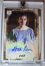 2018 Topps The Walking Dead Katelyn Nacon as Enid Autograph 30/53 picture