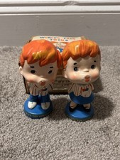 Rare Vintage World’s Fair Twins Bobble Head Kissing Pair VGC Original Box 1960s picture